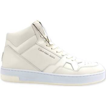 Chaussures Homme Multisport Calvin Klein Jeans Basket Cups Sneaker Uomo Off White YM0YM00498 Blanc