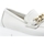 Chaussures Femme Bottes Divine Follie Mocassino Carrarmato Pelle Off White Gold DFP07 Blanc