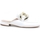 Chaussures Femme Bottines Divine Follie Sabot Fibbia Laminato Bianco 190 Blanc