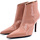 Chaussures Femme Bottes Eddy Daniele Stivaletto Tacco Rosa Phard EW22922 Rose