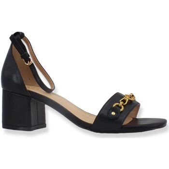 Chaussures Femme Bottes Guess LGR Sandalo Tacco Medio Black FL6SRALEA03 Noir