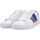 Chaussures Femme Multisport Guess Sneaker Donna Bande Lamè White Silver FL6JBBLEA12 Blanc