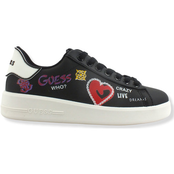 Chaussures Femme Bottes Guess Not Sneaker Donna Graffitti Laterali Black FL6R2KLEP12 Noir