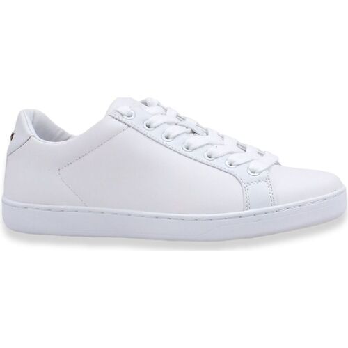 Chaussures Femme Multisport Guess Sneaker Donna Leather White FL6JSSLEA12 Blanc