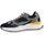 Chaussures Homme Multisport Guess Sneaker Uomo Running Suede Black Multi FM5IMOELE12 Noir