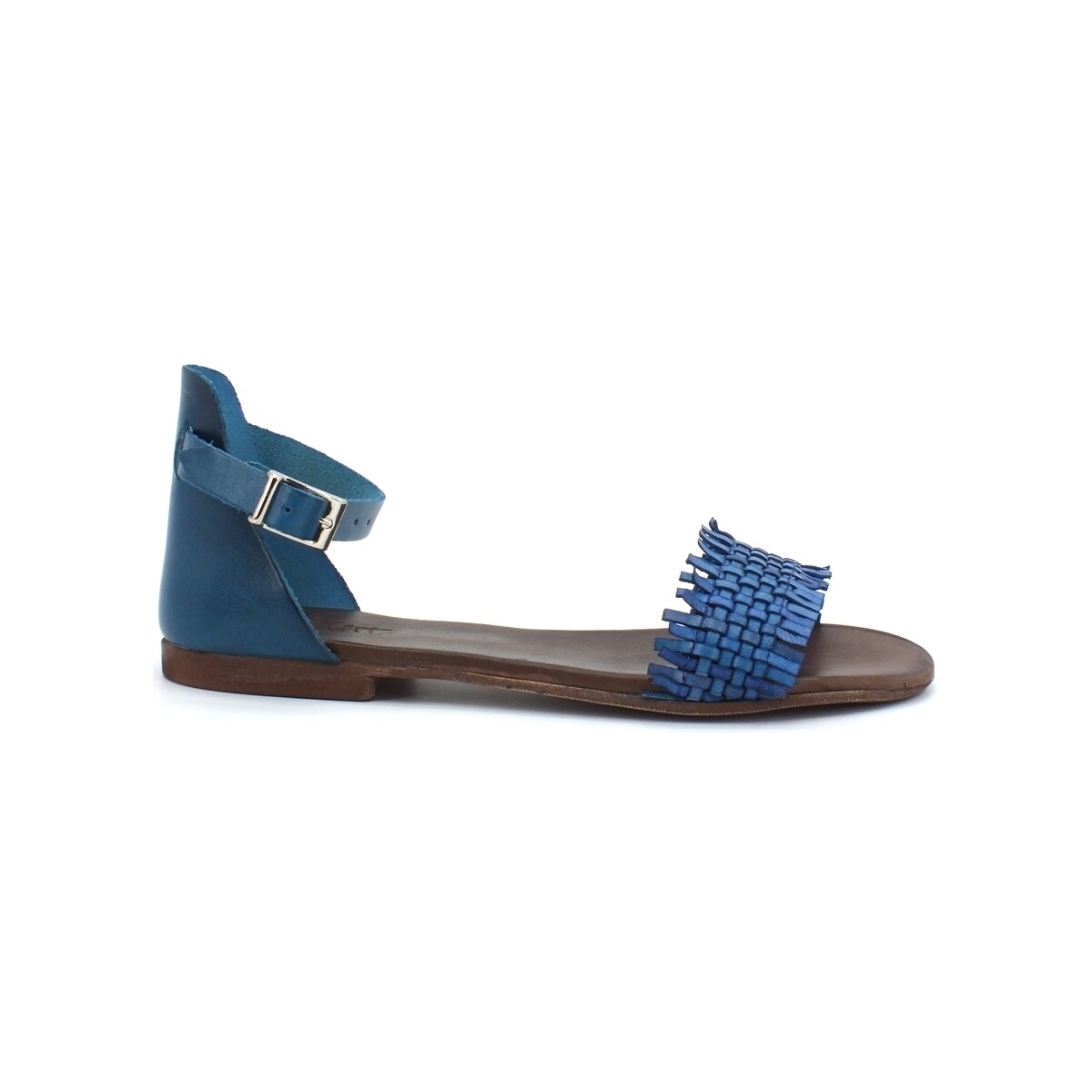 Chaussures Femme Bottes Jiudit Sandalo Blu P01/TR Bleu