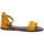 Chaussures Femme Multisport Jiudit Sandalo Fascia Giallo P01-TR Jaune
