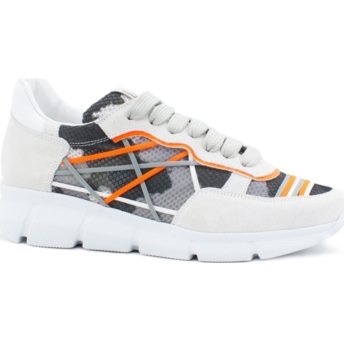 Chaussures Homme Multisport L4k3 U Mr Big Limited Camu Running Grey Orange B60-LIM Gris