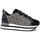 Chaussures Femme Bottes L4k3 LAKE Bowling Pois Sneaker Running Black C19-BOW Noir
