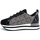 Chaussures Femme Bottes L4k3 LAKE Bowling Pois Sneaker Running Black C19-BOW Noir