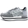 Chaussures Femme Bottes L4k3 LAKE Mr. Big Cross R Sneaker Silver C05-CRO Argenté
