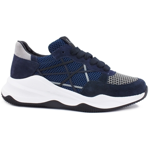 Chaussures Homme Multisport L4k3 LAKE Mr. Big Golden Sneaker Running Blue C43-GOL Bleu