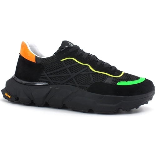 Chaussures Homme Multisport L4k3 LAKE Mr. Big Vibram Sneaker Running Uomo Fluo Black D80-VIB Noir