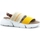 Chaussures Femme Bottes L4k3 LAKE Sandal Blued Sandalo Donna Bicolor Yellow Brown D44-BLU Jaune