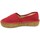 Chaussures Femme Bottes Love Moschino Espadrillas Rosso JA10243G07JJ0500 Rouge