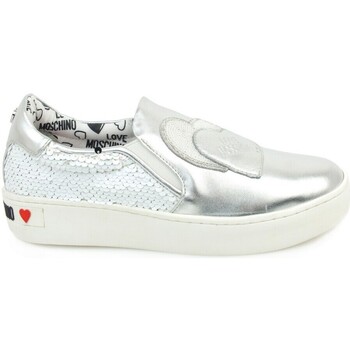Chaussures Femme Bottes Love Moschino Slip On Silver JA15153G17IO210A Argenté