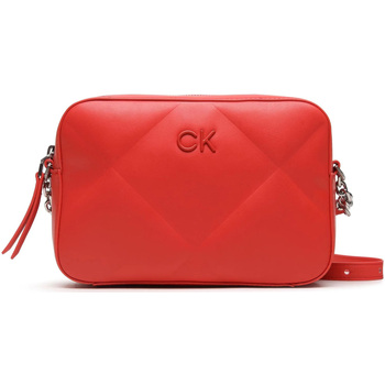 Sacs Femme Sacs Calvin Klein Jeans Re-Lock Camera Bag Tracolla Aurora Red K60K610767 Rouge