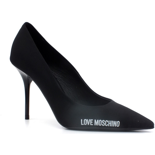 Chaussures Femme Bottes Love Moschino Décolléte Donna Viola JA10089G1HIM0000 Noir