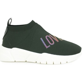 Chaussures Femme Bottes Love Moschino MOSCHINO Sneaker Militare JA15343G18IW0852 Vert