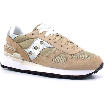 Chaussures Femme Bottes re-introduces Saucony Shadow Original Sneaker Donna Tan Silver S1108-809 Beige