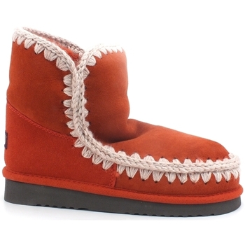 Chaussures Femme Bottes Mou Eskimo 18 Stivaletto Pelo Red Ginger MU.FW101001 Rouge