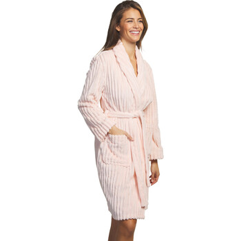 Vêtements Femme Pyjamas / Chemises de nuit Selmark Robe de chambre manches longues Supersoft Rose