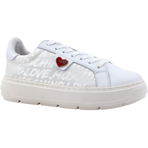 Chaussures Femme Bottes Love Moschino Petit : 1 à 2cm JA15214G1HJS110A Blanc