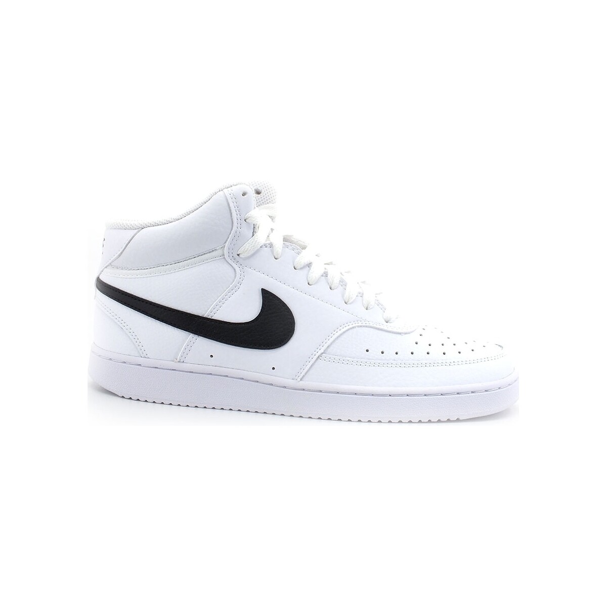 Chaussures Homme Multisport Nike Court Vision Mid Sneaker White Black CD5466-101 Blanc