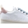 Chaussures Femme Bottes Panchic Sneaker Pelle Neoprene White Neon Pink P01W2200100175 Blanc