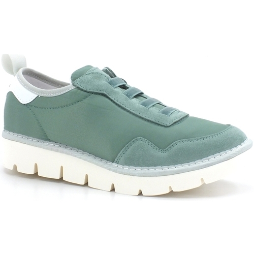casual Femme Bottes Panchic Sneaker Slip On Suede Green Sage P05W1601000018 Vert