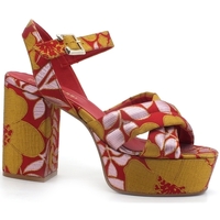 Chaussures Femme Bottes Paola Ferri Giselle Sandalo Tacco Plateau Flower Lampone D7407 Rouge