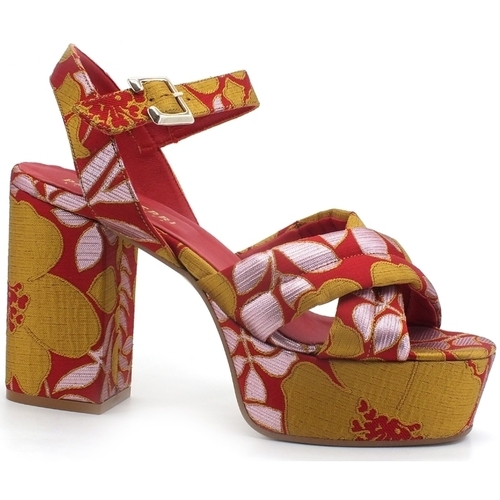 Chaussures Femme Bottes Paola Ferri Alma En Pena Flower Lampone D7407 Rouge