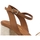 Chaussures Femme Bottes Paola Ferri Nizza Rafia Sandalo Tacco Cuoio Natural D7433/2 Marron