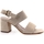 Chaussures Femme Bottes Paola Ferri Sandalo Ecru D5298 Beige