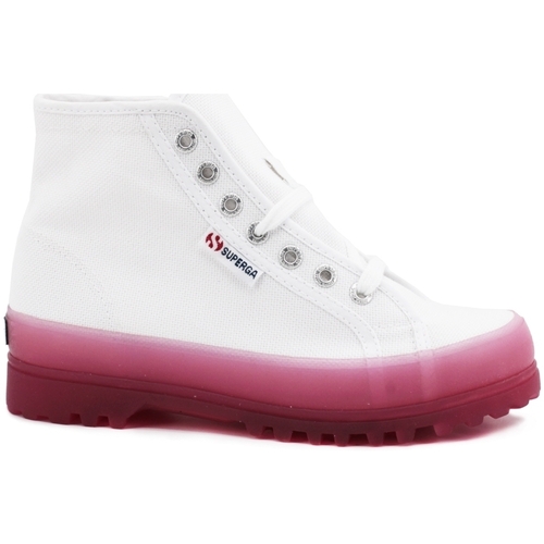 Chaussures Femme Multisport Superga 2341 Alpina Jelligum White Pink S1114XW Blanc