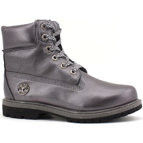 Chaussures Femme Bottes Timberland Gin Premium Boot Dk Gray Metallic TB0A24HY036 Gris