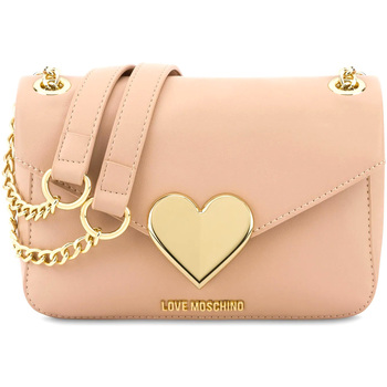 Sacs Femme Sacs Bandoulière Love Moschino Borsa Tracolla Cuore Nude JC4073PP1HLC0609 Rose