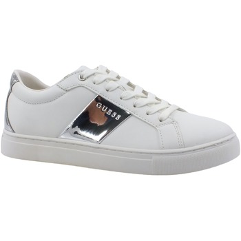 Chaussures Femme Multisport Guess Sneaker Donna White Silver FL7TODELE12 Blanc
