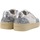Chaussures Femme Bottes Back 70 BACK70 Slam 901 Sneaker Donna Glitter Silver 108001 Blanc