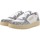 Chaussures Femme Bottes Back 70 BACK70 Slam 901 Sneaker Donna Glitter Silver 108001 Blanc