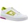 Chaussures Femme Bottes Guess Sneaker Donna White Yellow FL7SILLEA12 Blanc