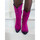 Chaussures Femme Bottines Semerdjian - Santiag E690E15 Camoscio 646 Rose