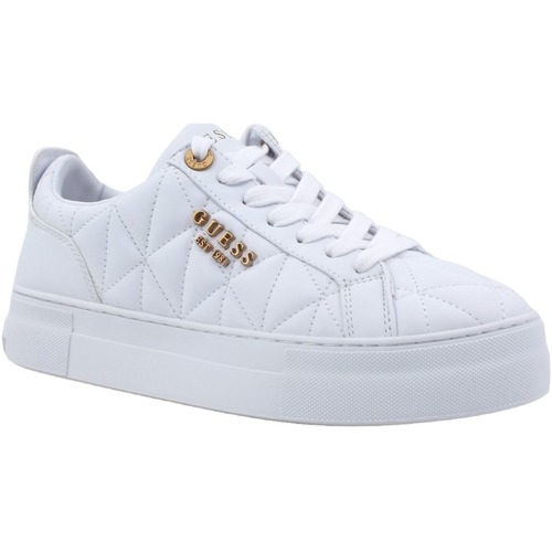 Chaussures Femme Multisport Guess Sneaker Donna White FL8GEAELE12 Blanc