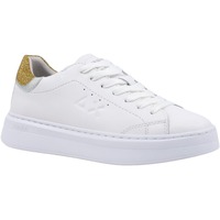 Chaussures Femme Bottes Sun68 Grace Leather Sneaker Donna Bianco Oro Z43225 Blanc