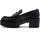 Chaussures Femme Bottes Guess Mocassino Tacco Donna Black FL8WNYLEA14 Noir