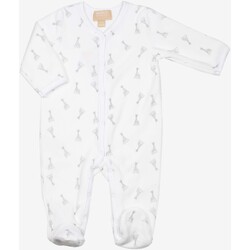 Vêtements Enfant Pyjamas / Chemises de nuit Trois Kilos Sept Dors bien Y Blanc- Velours Blanc