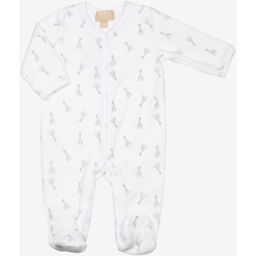 Vêtements Enfant Pyjamas / Chemises de nuit Loints Of Holla Dors bien Y Blanc- Velours Blanc