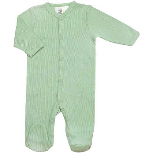 Vêtements Enfant Pyjamas / Chemises de nuit Loints Of Holla Pyjama coton bébé - maille côtelée Vert