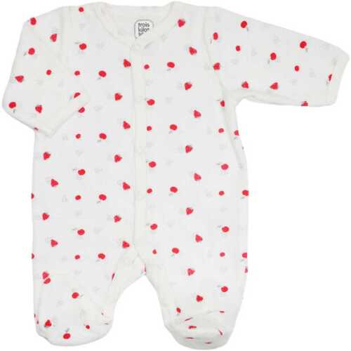 Vêtements Enfant Pyjamas / Chemises de nuit Linge de maison Pyjama bébé - Fraises Blanc