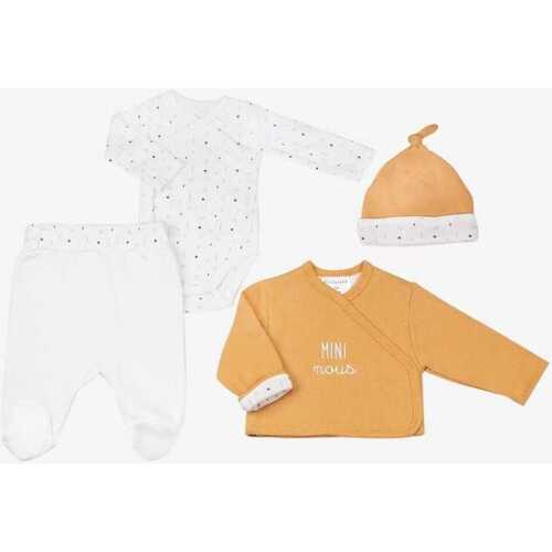 Vêtements Enfant Pyjamas / Chemises de nuit Loints Of Holla Ensemble naissance mixte 4pcs - Moutarde Jaune